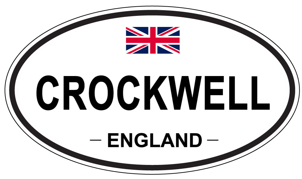 CROCKWELL, ENGLAND - Oval Sticker
