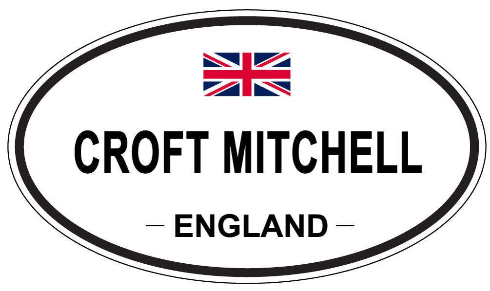 CROFT MITCHELL, ENGLAND - Oval Sticker