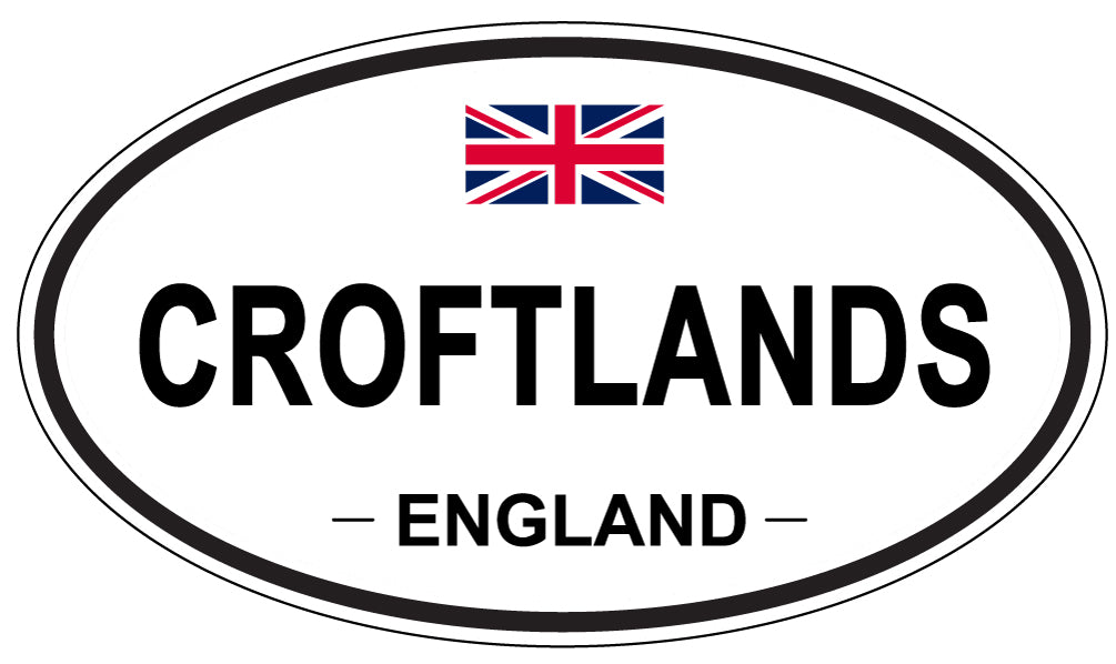 CROFTLANDS, England - Oval Magnet