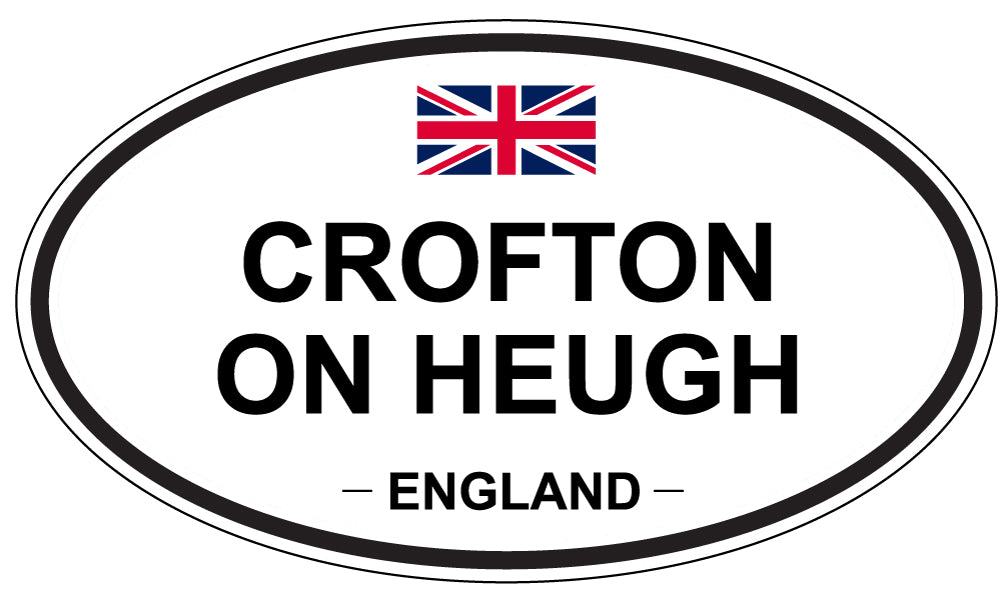 CROFTON ON HEUGH, ENGLAND - Oval Sticker