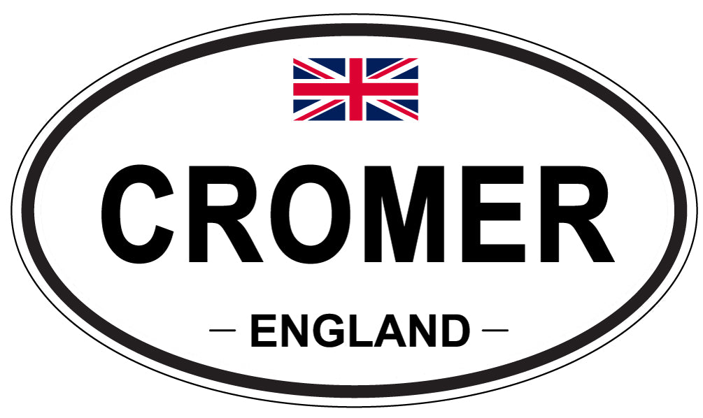 CROMER, ENGLAND - Oval Sticker
