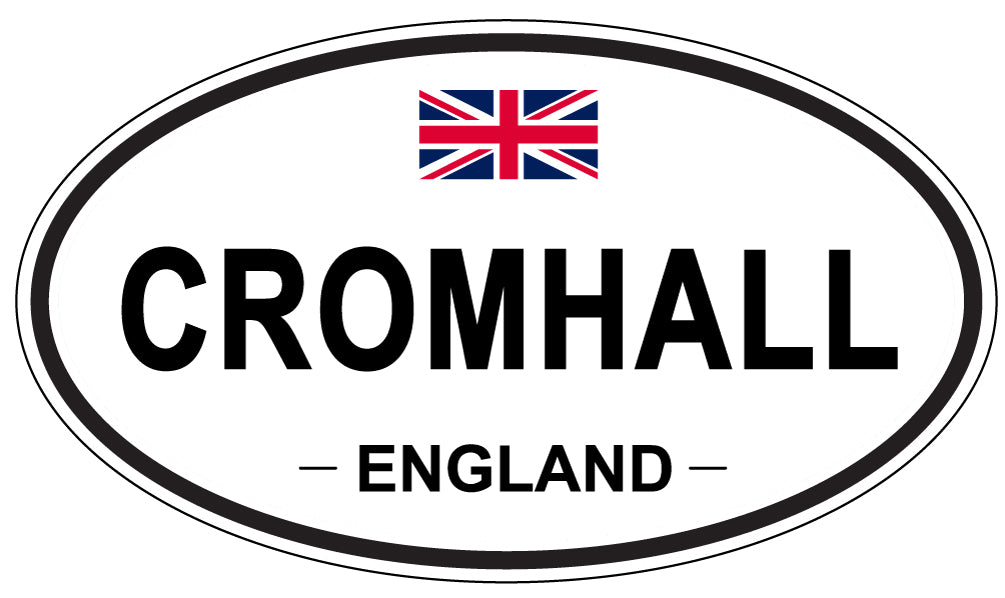 CROMHALL, ENGLAND - Oval Sticker