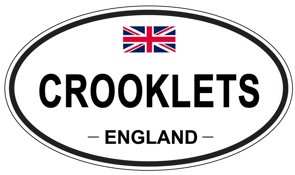 CROOKLETS, ENGLAND - Oval Sticker