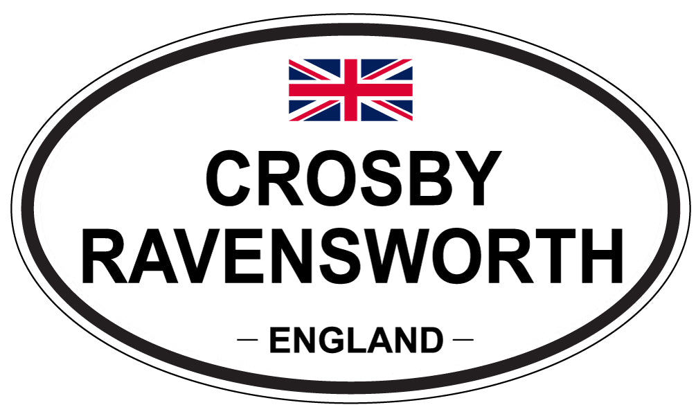 CROSBY RAVENSWORTH, ENGLAND - Oval Sticker