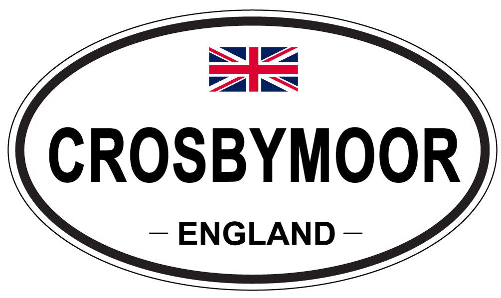 CROSBYMOOR, ENGLAND - Oval Sticker