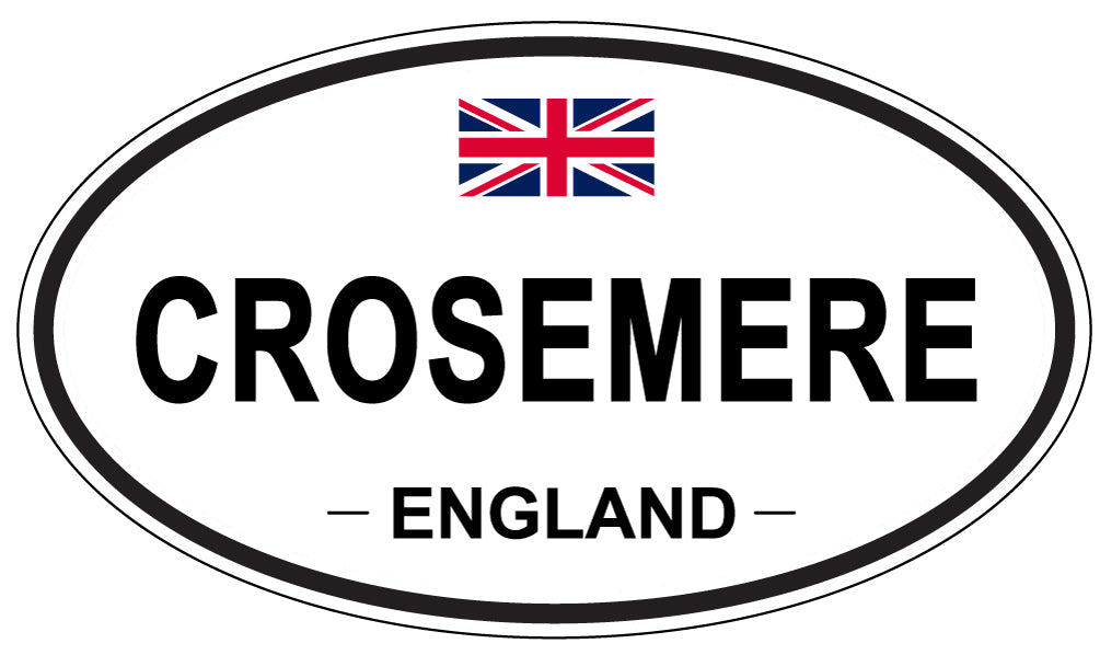 CROSEMERE, ENGLAND - Oval Sticker