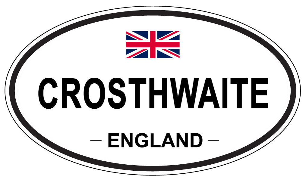 CROSTHWAITE, ENGLAND - Oval Sticker