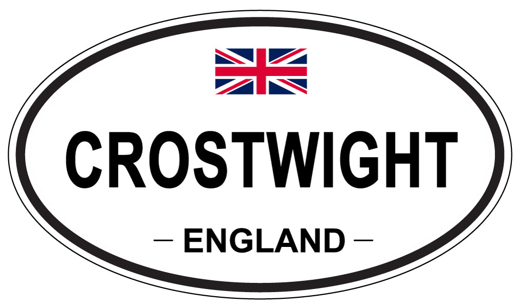 CROSTWIGHT, ENGLAND - Oval Sticker