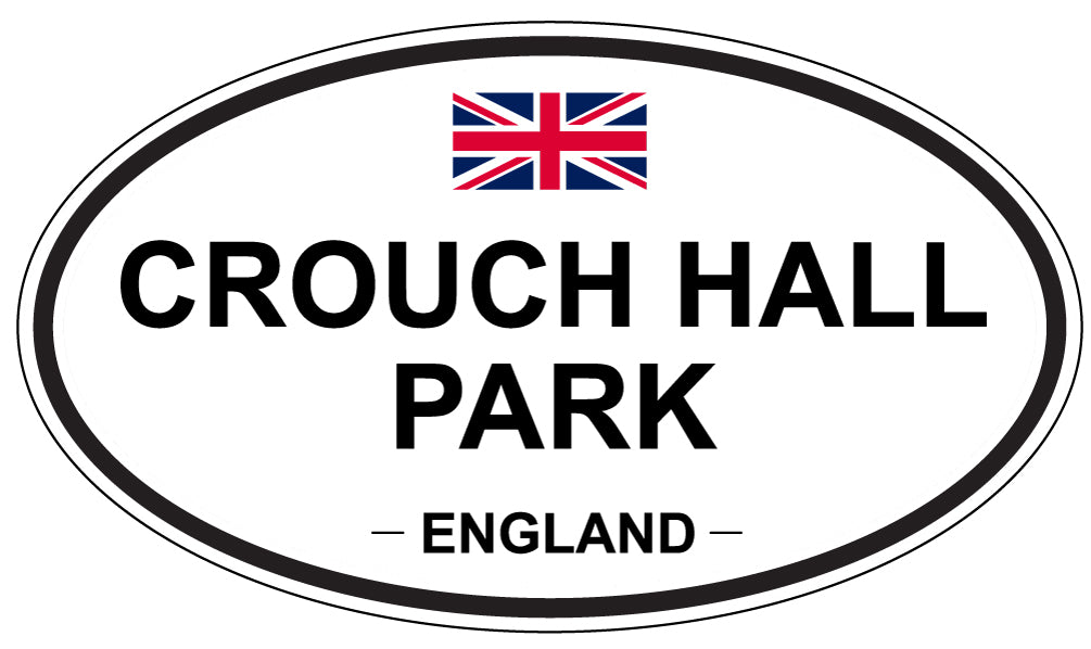 CROUCH HALL PARK, ENGLAND - Oval Sticker