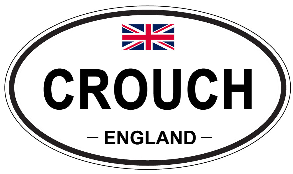 CROUCH, ENGLAND - Oval Sticker