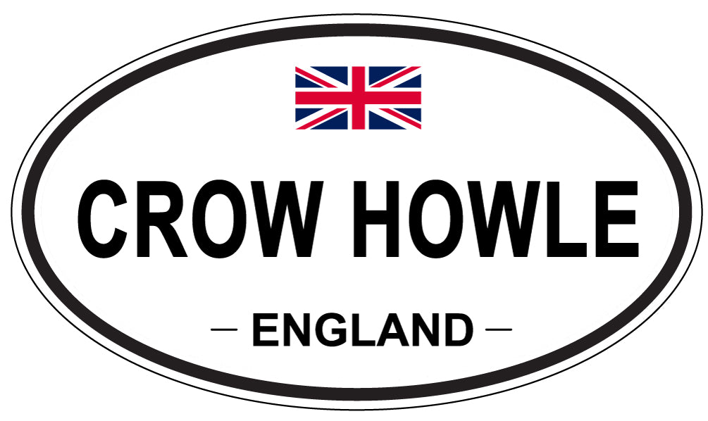 CROW HOWLE, ENGLAND - Oval Sticker