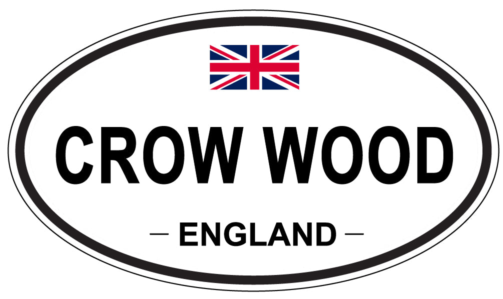 CROW WOOD, England - Oval Magnet