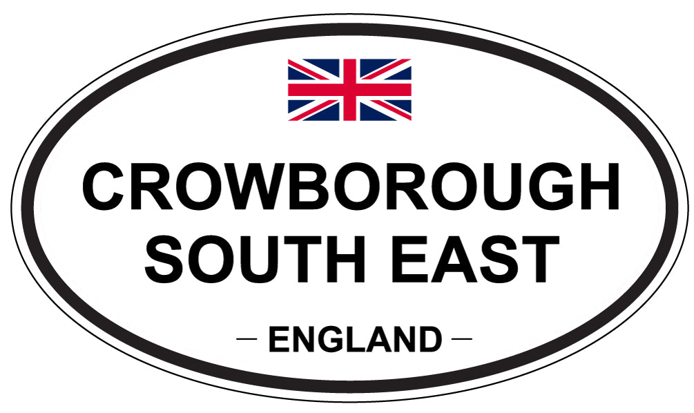 CROWBOROUGH SOUTH EAST, England - Oval Magnet