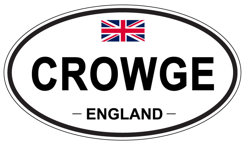 CROWGE, England - Oval Magnet