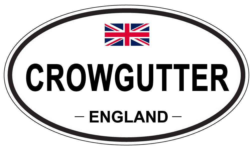 CROWGUTTER, England - Oval Magnet
