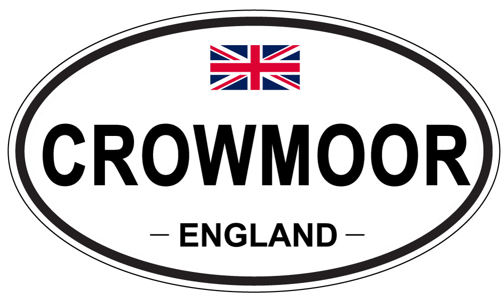 CROWMOOR, England - Oval Magnet