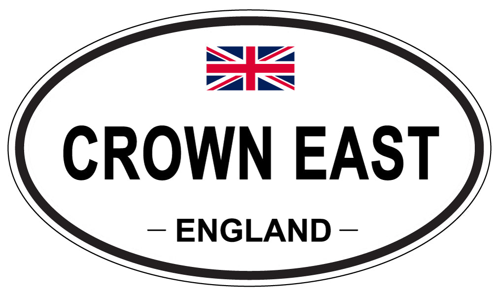 CROWN EAST, England - Oval Magnet