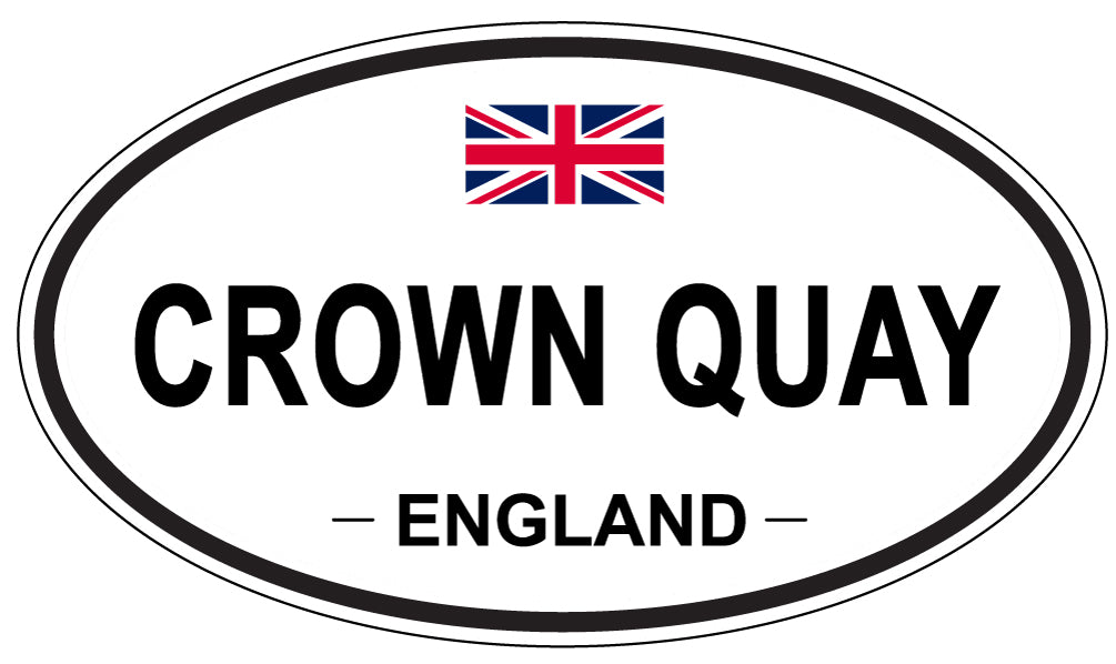 CROWN QUAY, England - Oval Magnet