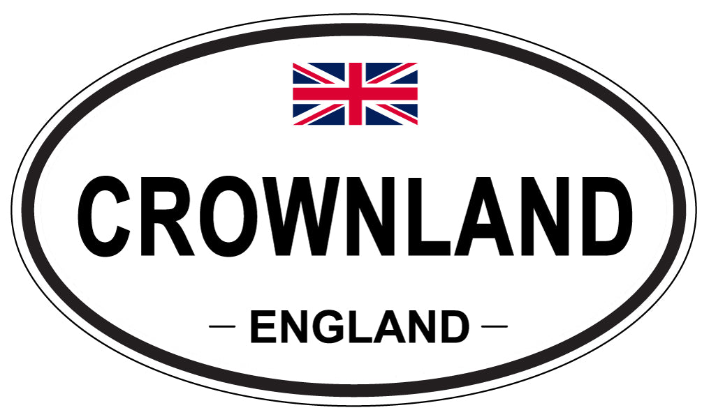 CROWNLAND, England - Oval Magnet