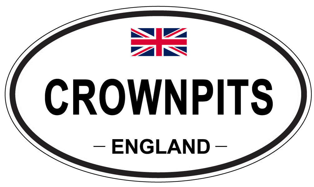 CROWNPITS, England - Oval Magnet