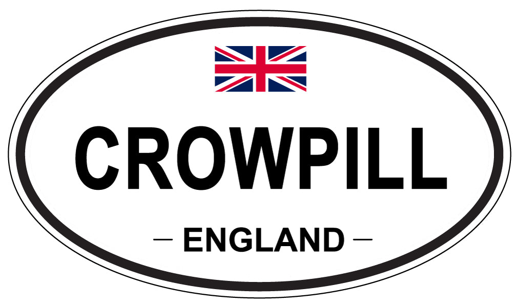 CROWPILL, England - Oval Magnet