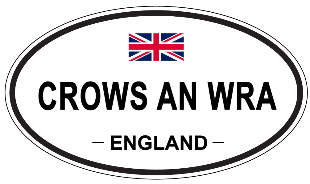 CROWS AN WRA, England - Oval Magnet