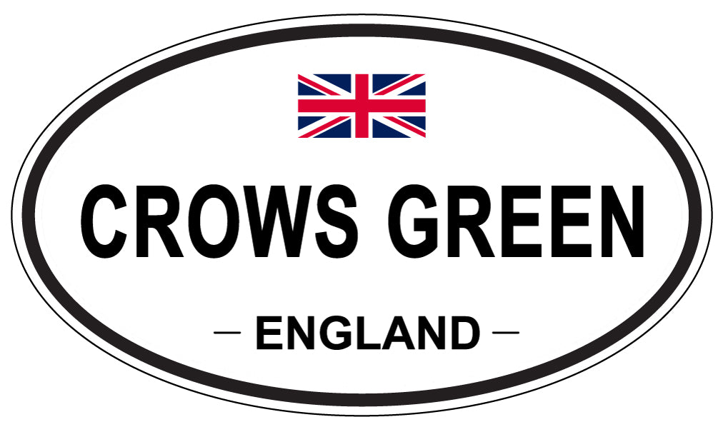 CROWS GREEN, England - Oval Magnet
