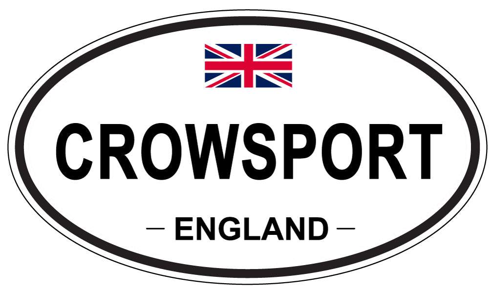 CROWSPORT, ENGLAND - Oval Sticker