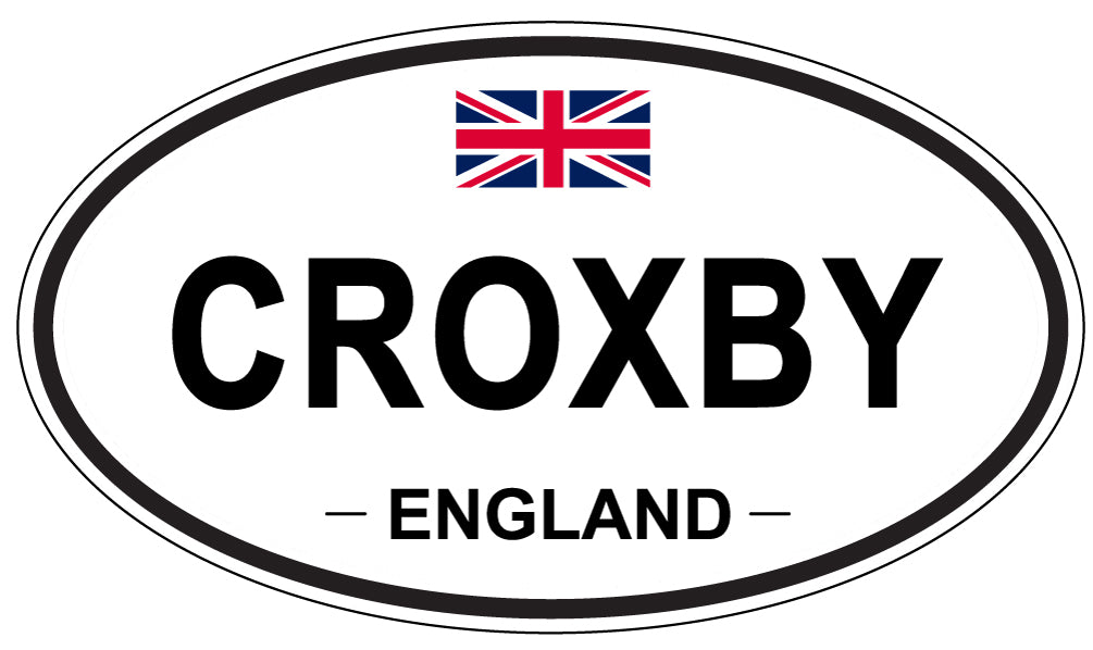 CROXBY, England - Oval Magnet
