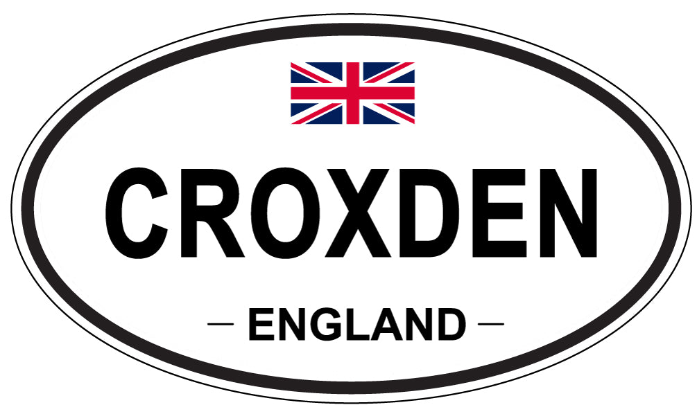 CROXDEN, England - Oval Magnet