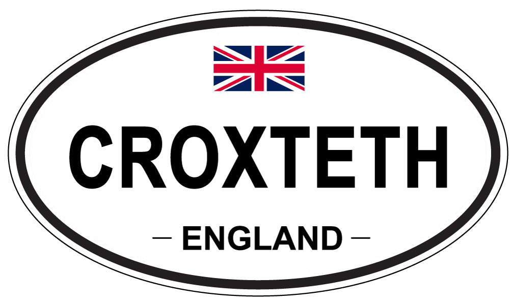 CROXTETH, ENGLAND - Oval Sticker