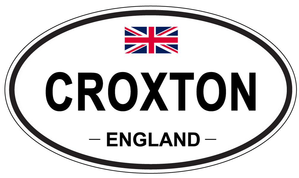 CROXTON, England - Oval Magnet