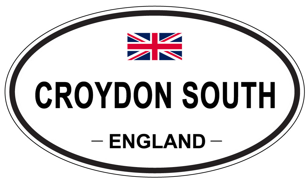 CROYDON SOUTH, England - Oval Magnet