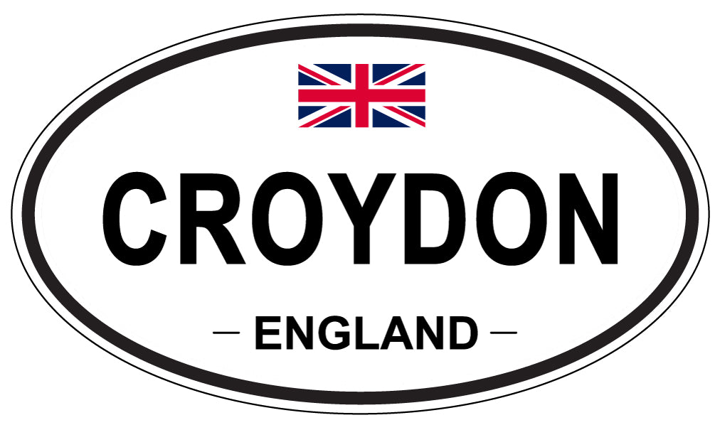 CROYDON, England - Oval Magnet