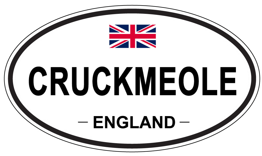 CRUCKMEOLE, England - Oval Magnet