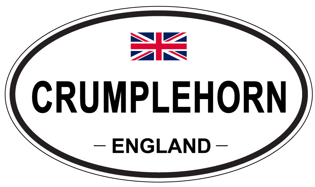 CRUMPLEHORN, ENGLAND - Oval Sticker