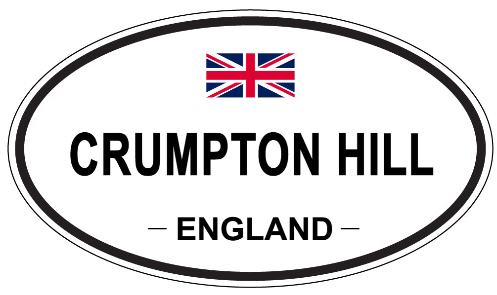 CRUMPTON HILL, England - Oval Magnet