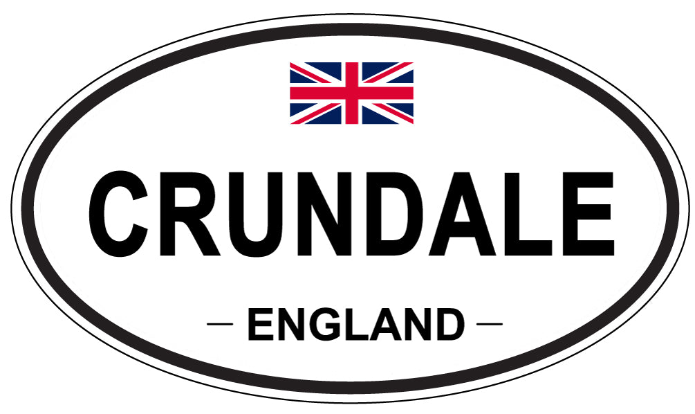 CRUNDALE, England - Oval Magnet