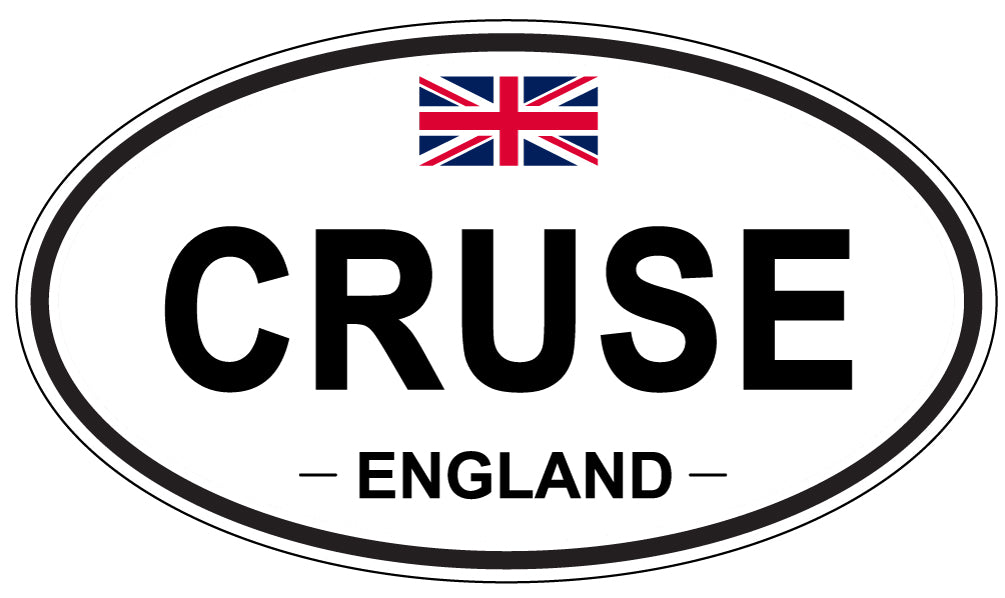 CRUSE, England - Oval Magnet