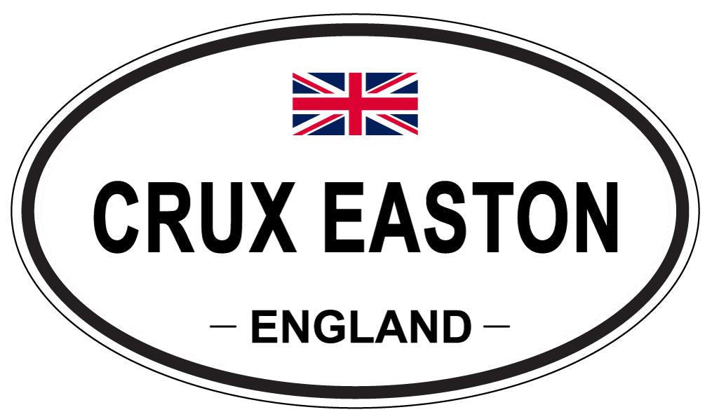 CRUX EASTON, ENGLAND - Oval Sticker