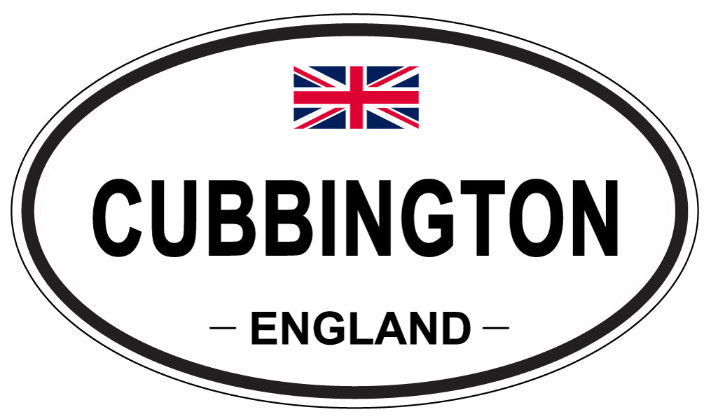 CUBBINGTON, England - Oval Magnet