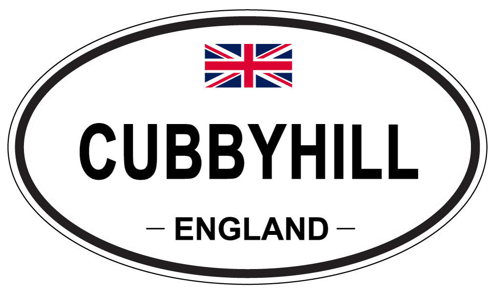 CUBBYHILL, England - Oval Magnet