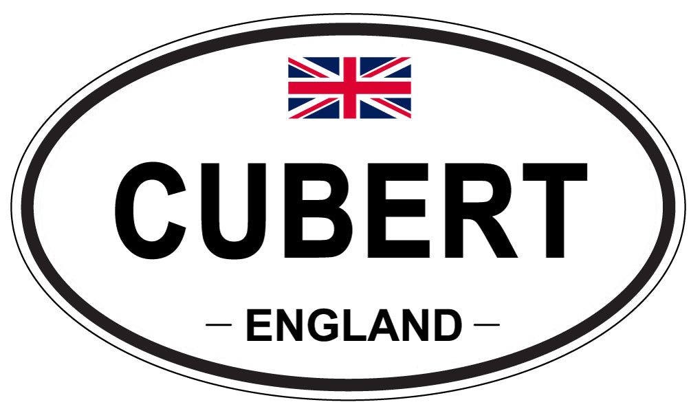CUBERT, England - Oval Magnet
