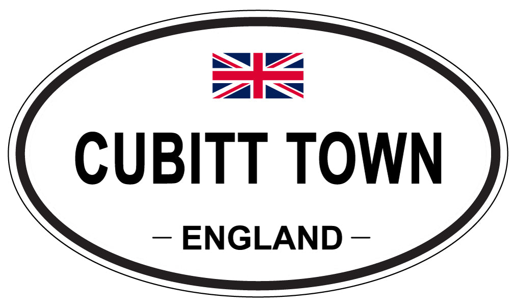 CUBITT TOWN, England - Oval Magnet