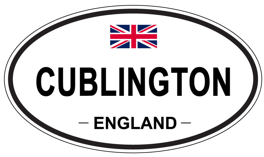 CUBLINGTON, England - Oval Magnet