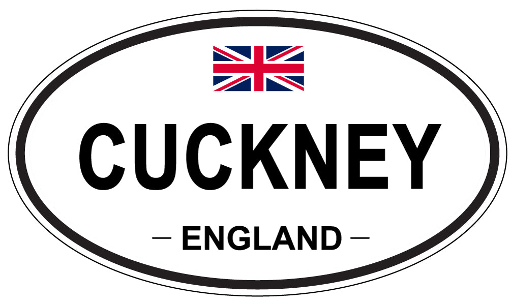 CUCKNEY, England - Oval Magnet