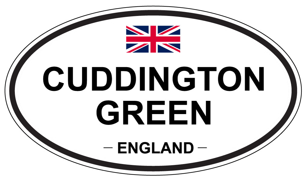 CUDDINGTON GREEN, England - Oval Magnet