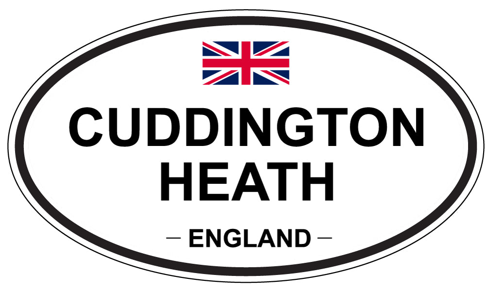 CUDDINGTON HEATH, England - Oval Magnet