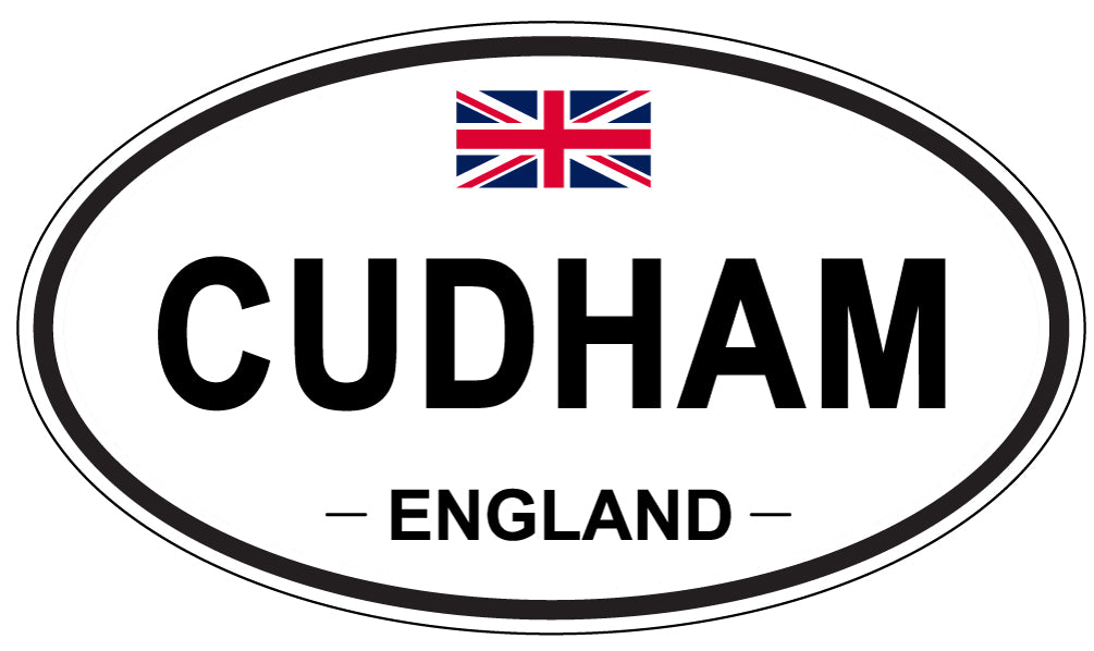 CUDHAM, ENGLAND - Oval Sticker
