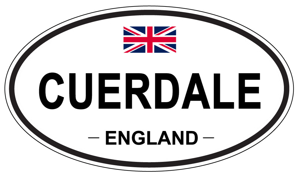 CUERDALE, England - Oval Magnet